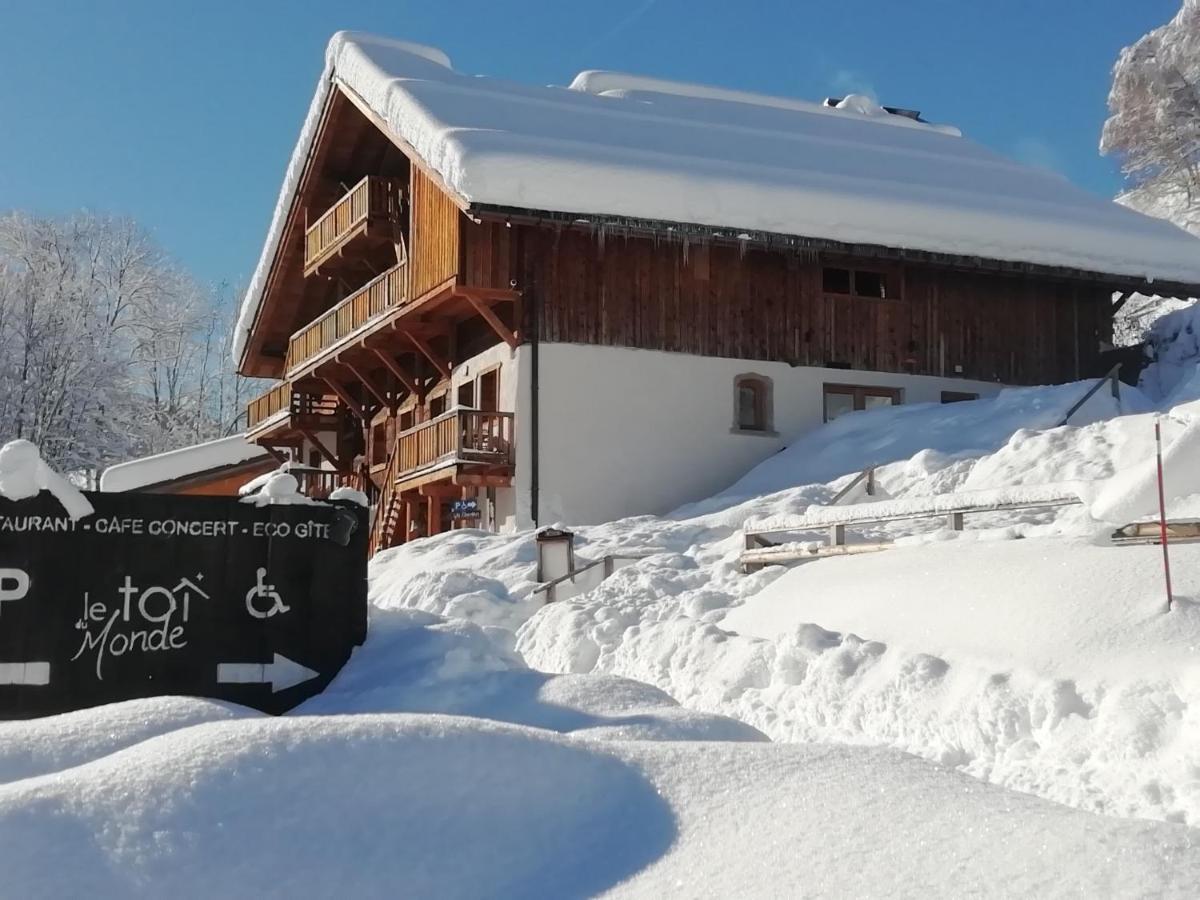 Le Toi Du Monde Bed & Breakfast Flumet Eksteriør bilde